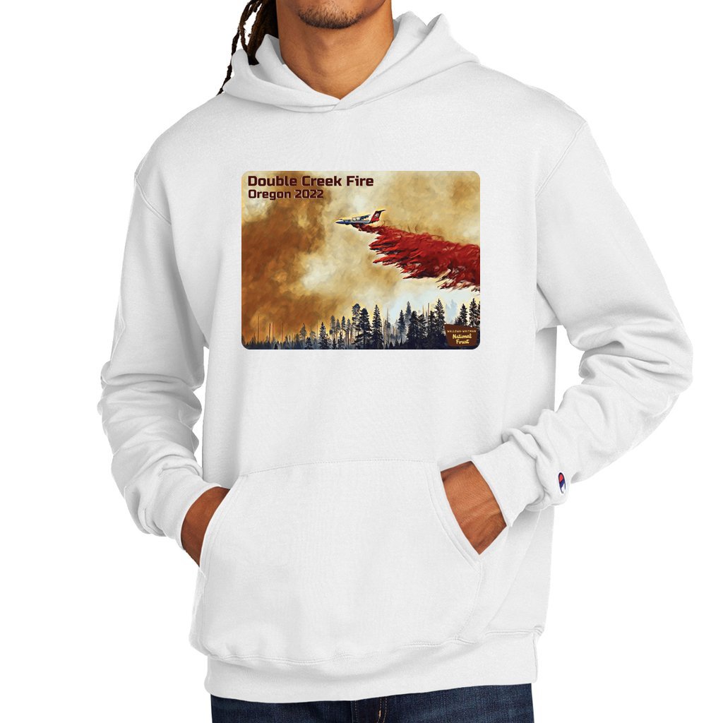 Double Creek Fire 2022 v2 - Unisex Champion Hoodie Champion Hoodie S700 - Image 2