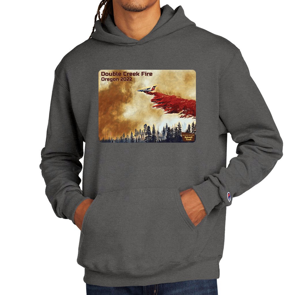 Double Creek Fire 2022 v2 - Unisex Champion Hoodie Champion Hoodie S700